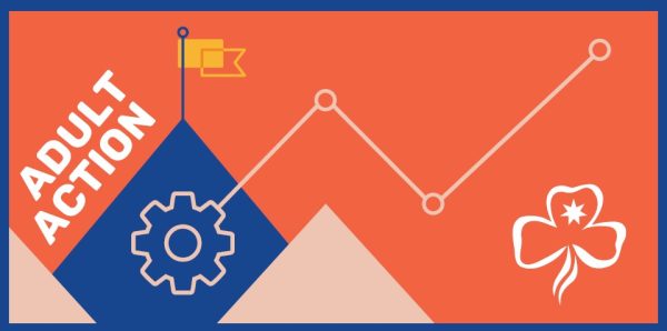 Adult Action Badge Orange