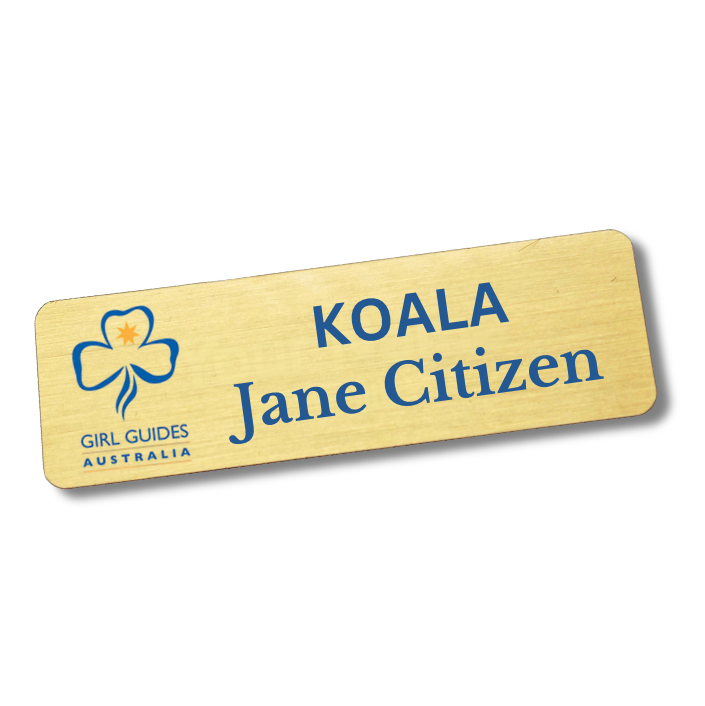 Name Badge - Gold