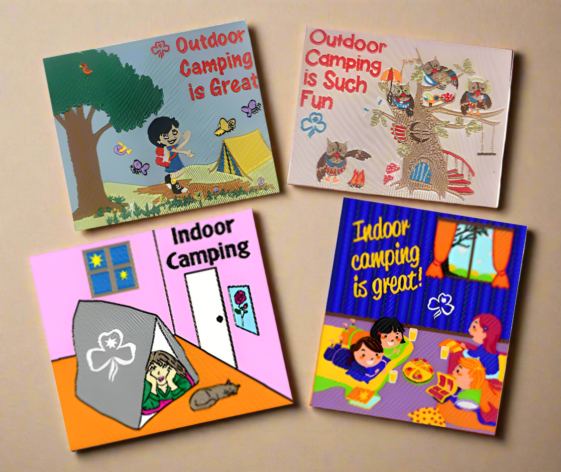Indoor and Outdoor Camping Badges