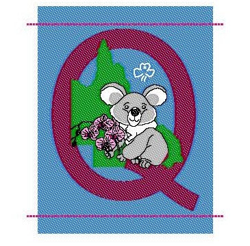 Queensland Cloth Badge