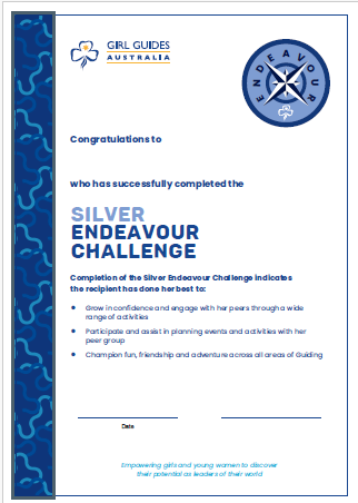 New Endeavour Certificates