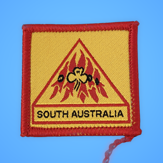 SA Sturt Desert Pea Friendship Bound Badge