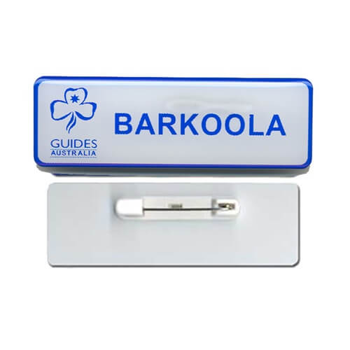 Name Badge with Pin Back