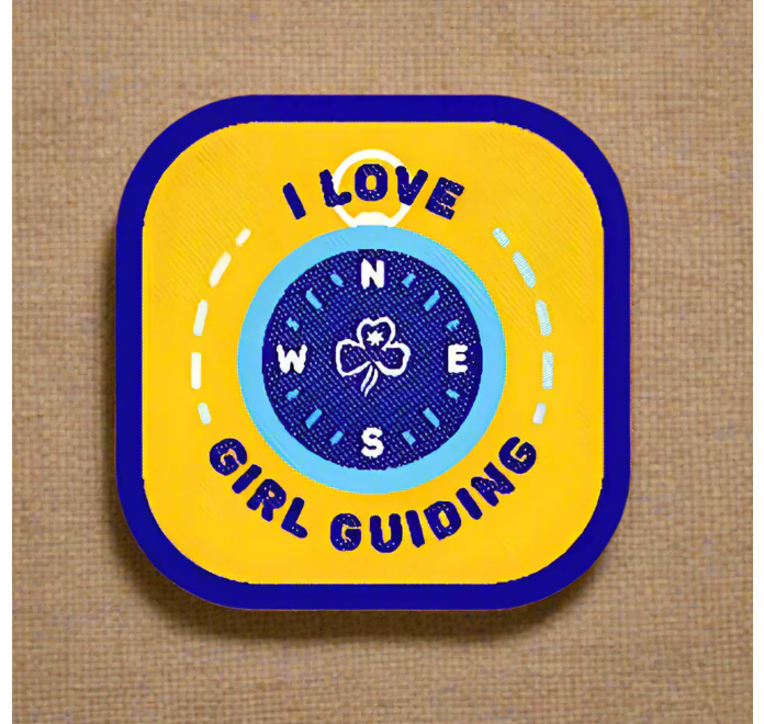 I love Girl Guiding Badge
