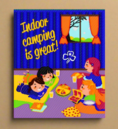 Indoor and Outdoor Camping Badges