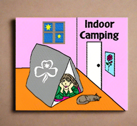 Indoor and Outdoor Camping Badges