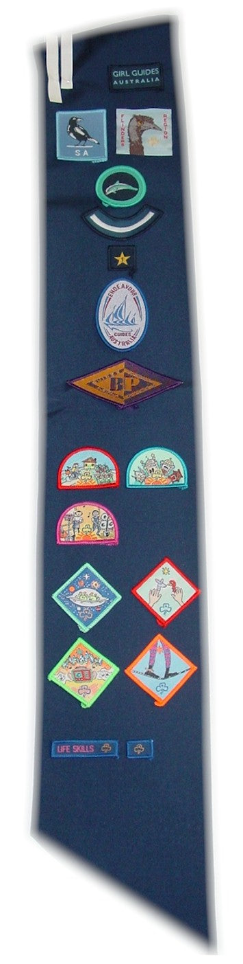 SA Magpie Sash Cloth Badge