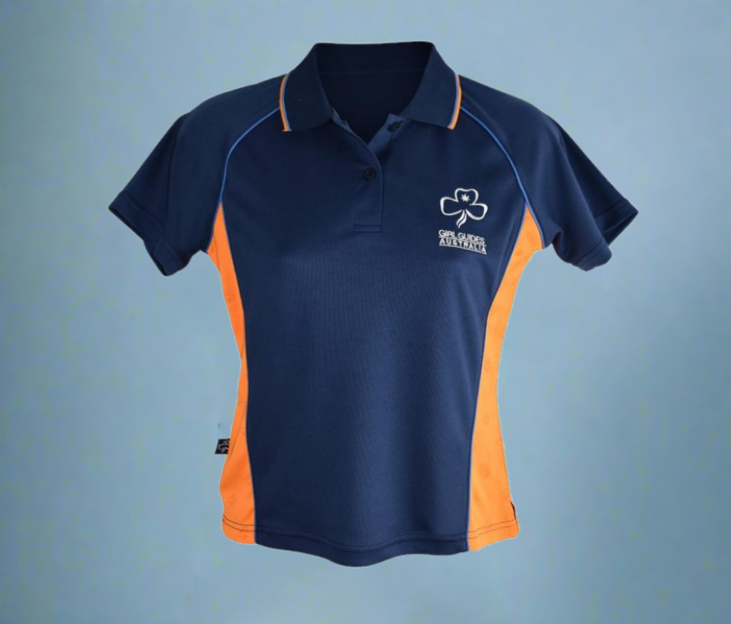 Teen Uniform Navy/Orange Polo Top