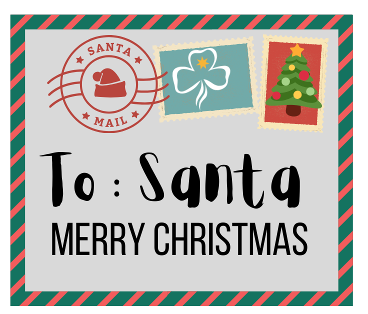 To Santa - Christmas Badge