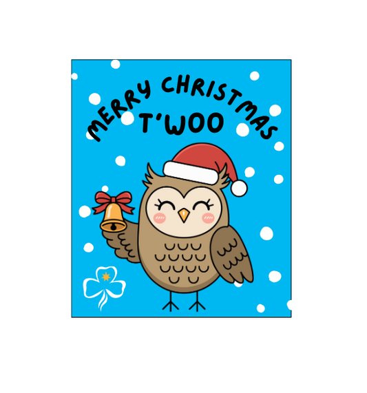 Merry Christmas T'woo - Christmas Badge