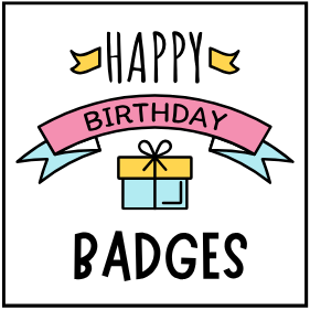 Happy Birthday Badges