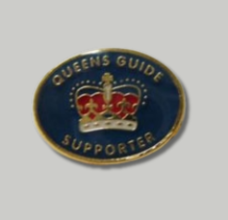 Queen's Guide Supporter Metal Badge