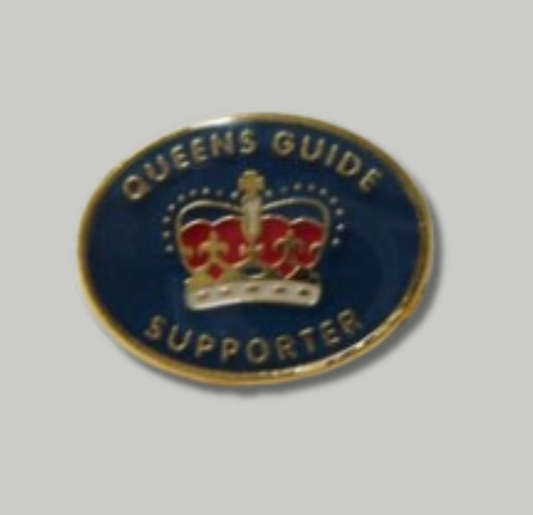 Queen's Guide Supporter Metal Badge