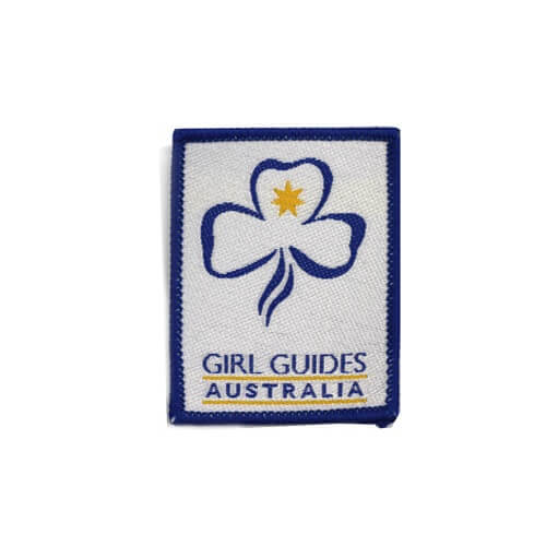 Girl Guides White Logo Badge