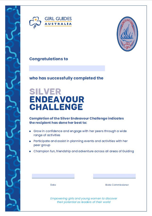 Endeavour Certificates